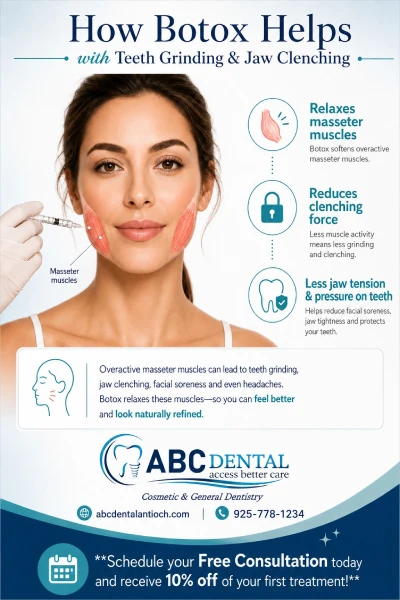 Botox for jaw pain and teeth grinding in Antioch